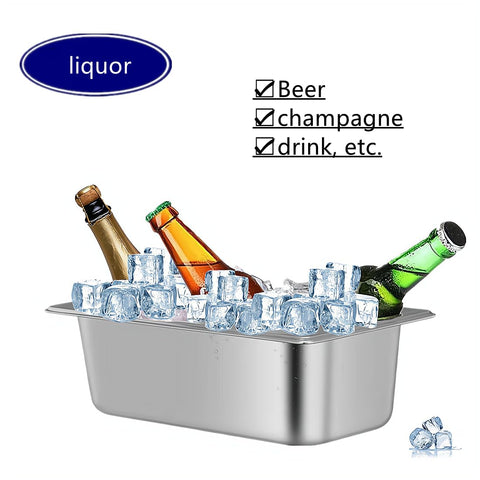 Beenific cubo-hielo 5 litros para múltiples botellas y cubos