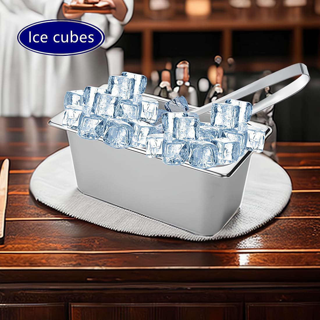 Beenific cubo-hielo diseño de una pieza evita fugas y goteos
