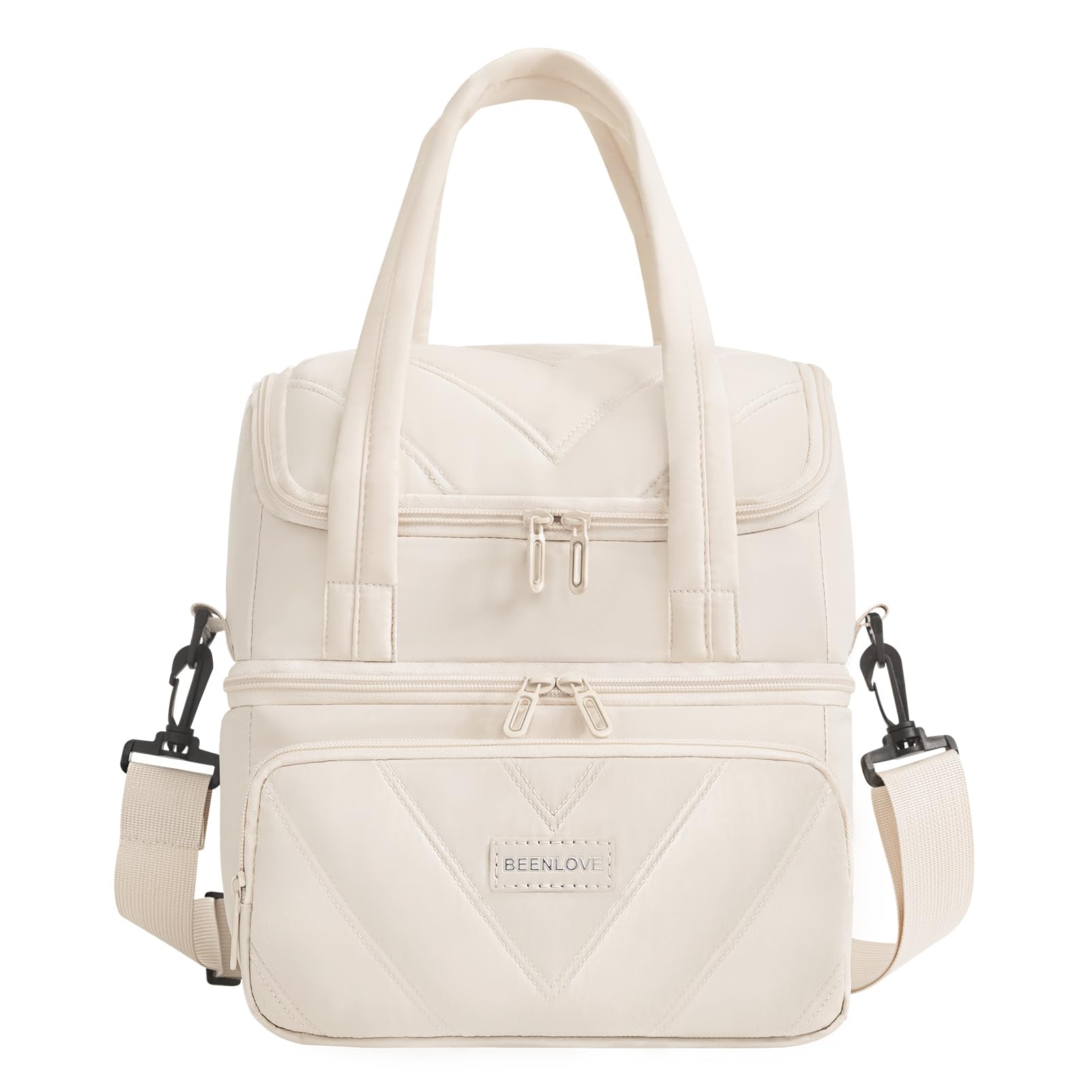 Beenlove bolsa de almuerzo con aislamiento de doble capa para mantener comida fresca.
