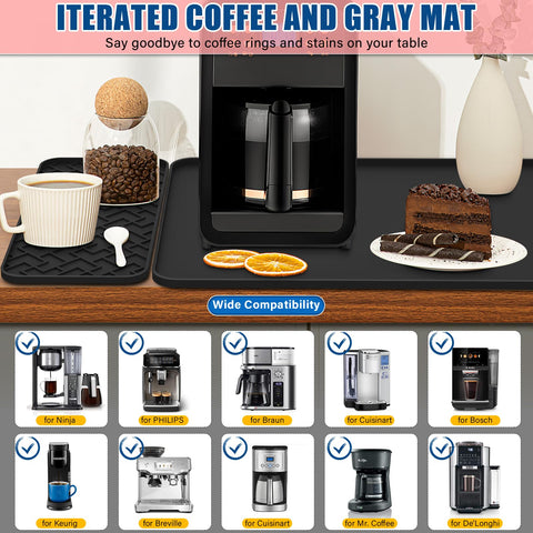 beenxmyy base antideslizante mantiene la cafetera estable durante la preparación.