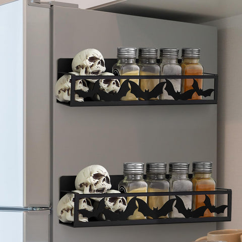 Beeveer bandeja magnética para especias frente al refrigerador, acceso rápido