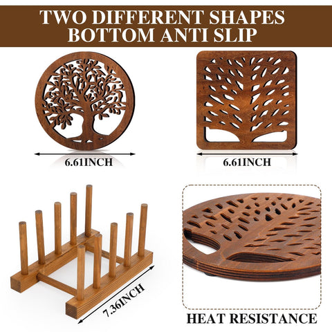 Beeveer conjunto de bases con soporte facilita almacenamiento y orden en la cocina.