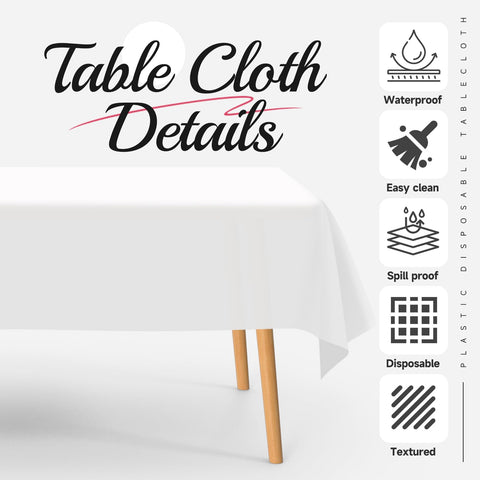 Mantel BEFANS blanco brillo para eventos, ideal para fiestas y banquetes