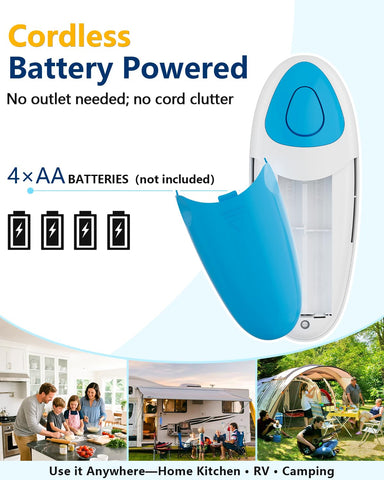 Befumly motor potente abre latas rápidamente y con menos ruido