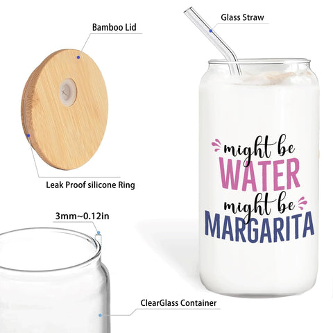 Presentación lista para regalo BEHIFL vaso margarita.