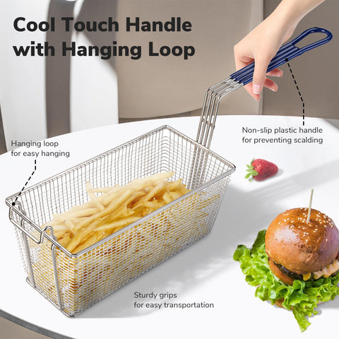 Bei Cheng mango ergonómico y antideslizante facilita el freído.