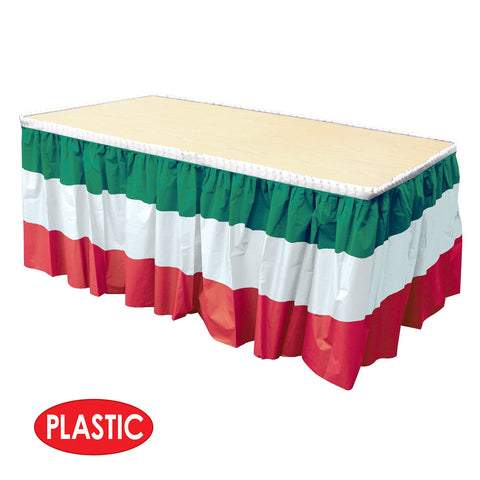 Beistle faldón de mesa plástico resistente con adhesivo