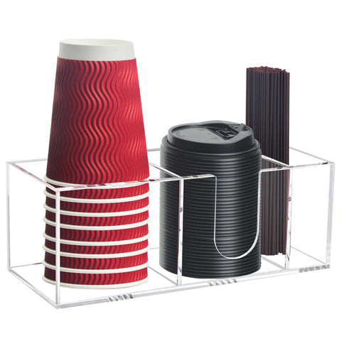 Beitiny portacopas para mostrador: organiza tazas y tapas con acceso rápido.