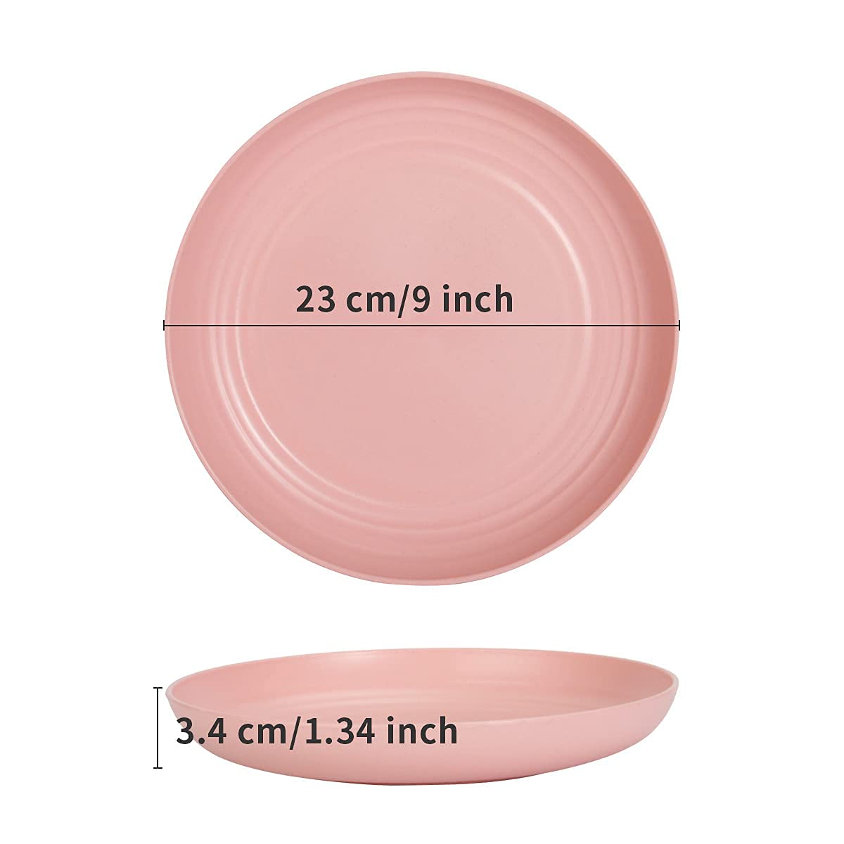 BEIUTAO platos indestructibles de 9 pulgadas ideales para fiestas y picnics
