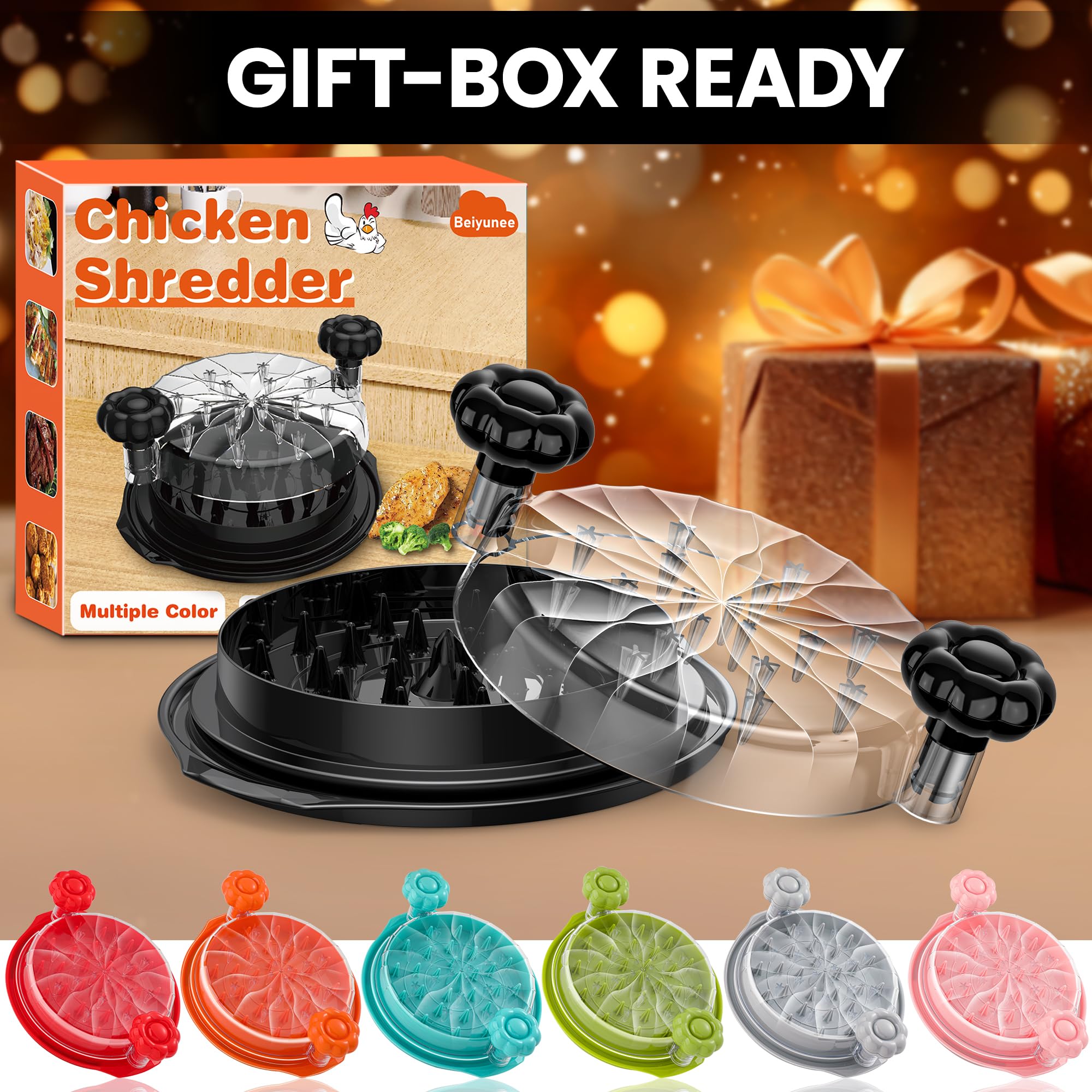 Beiyunee regalo cocina: desmenuzador práctico para cocineros en casa.