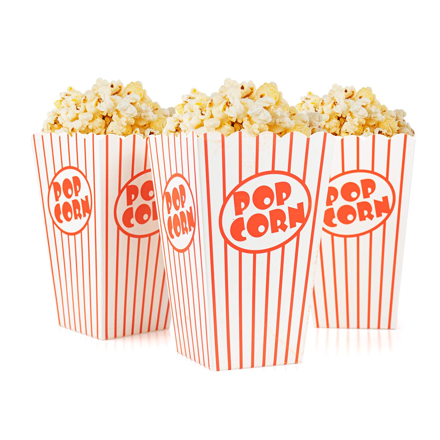 Bekith caja palomitas con tapa superior, fácil de montar para eventos.