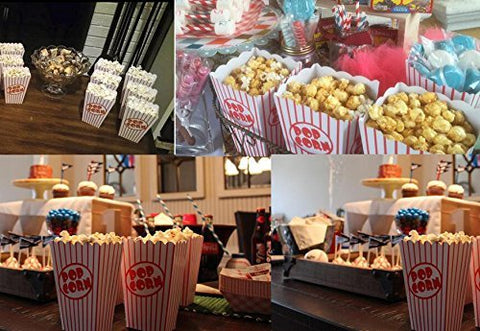 Bekith caja palomitas ligera y montaje rápido para eventos.