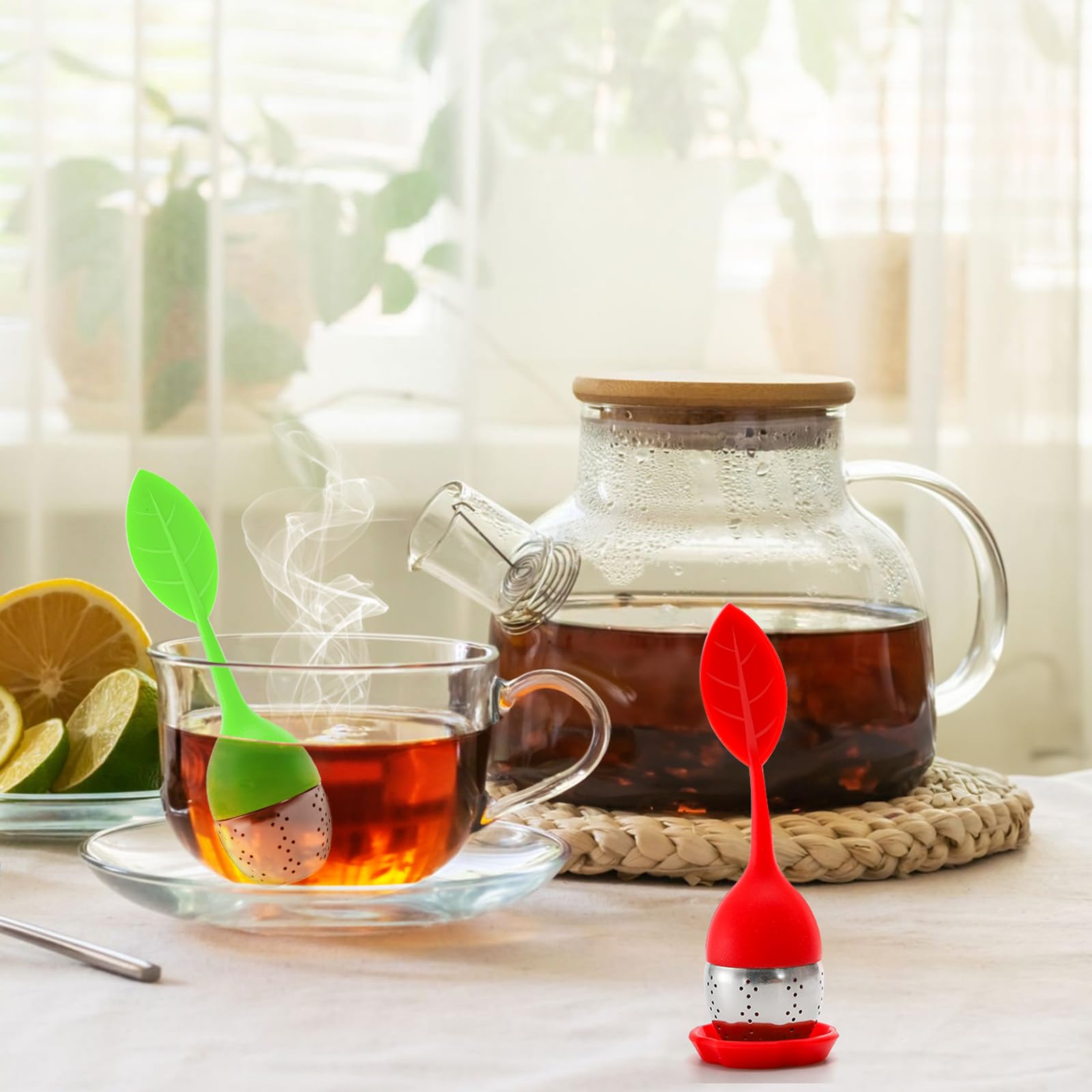 Infusor Bekith hecho de silicona alimentaria para fácil limpieza.