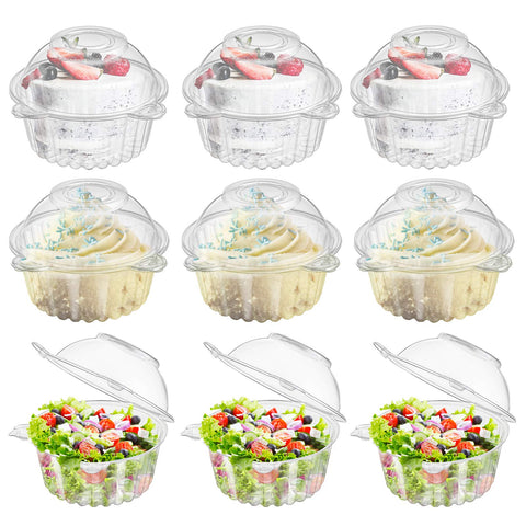 Bekith portapasteles con domo transparente para exhibir y conservar postres
