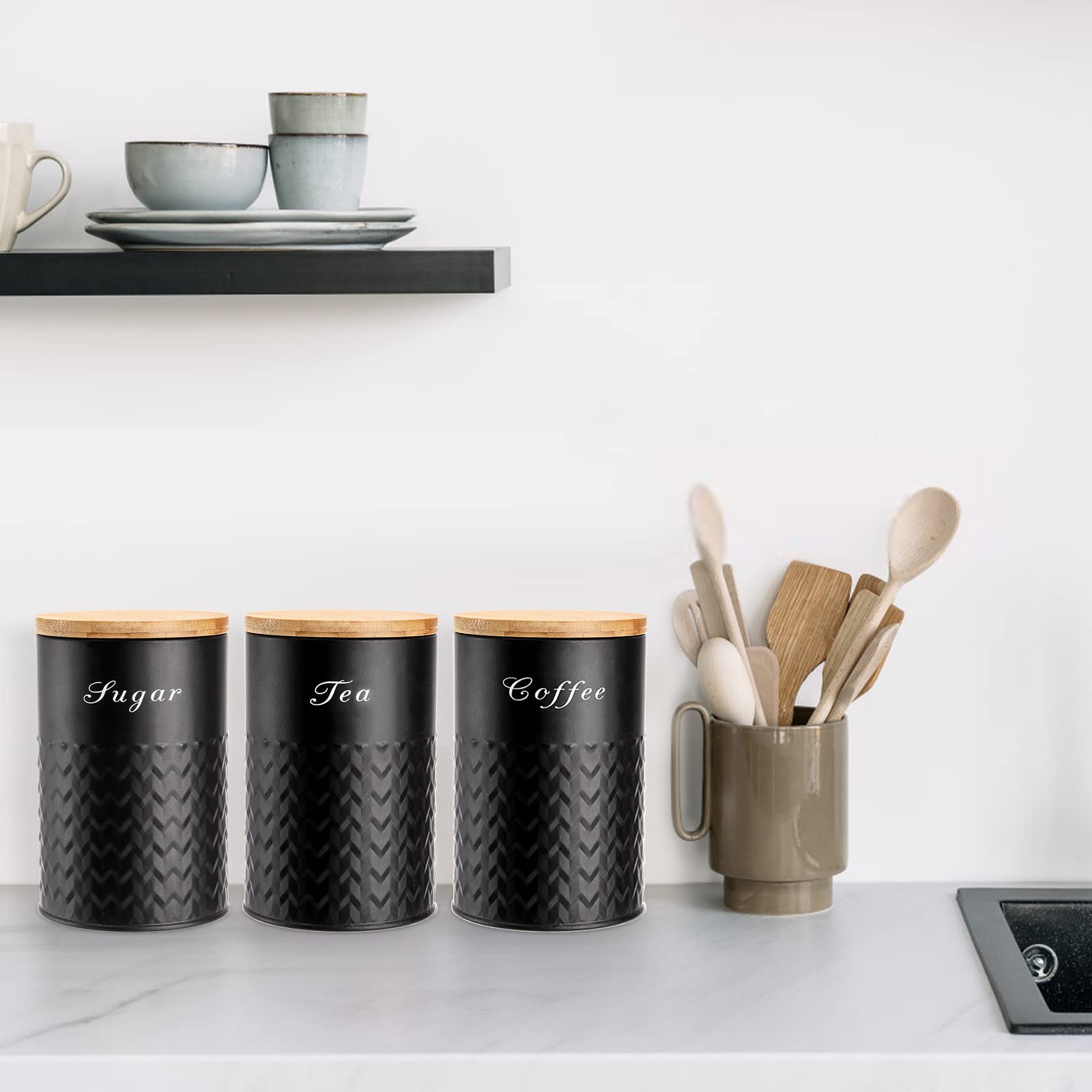Frascos Bekith para cocina, ideales como regalo por su estilo cálido.