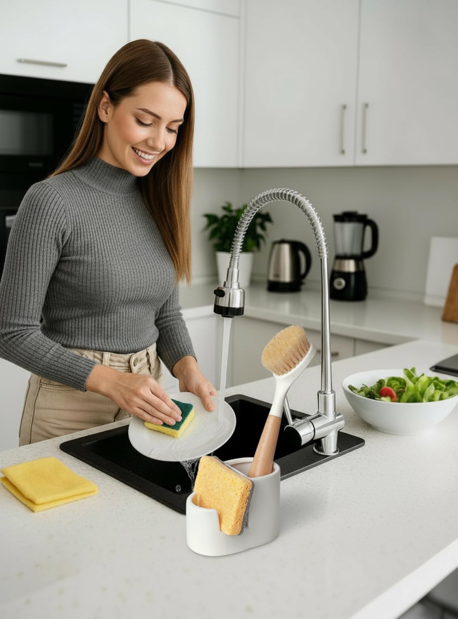 BekPooQ combina con cocinas de estilo contemporáneo para un toque elegante.