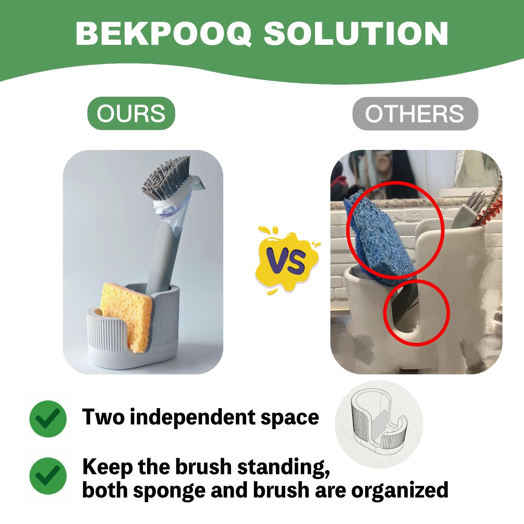 BekPooQ piedra diatomita absorbe humedad para secado rápido.