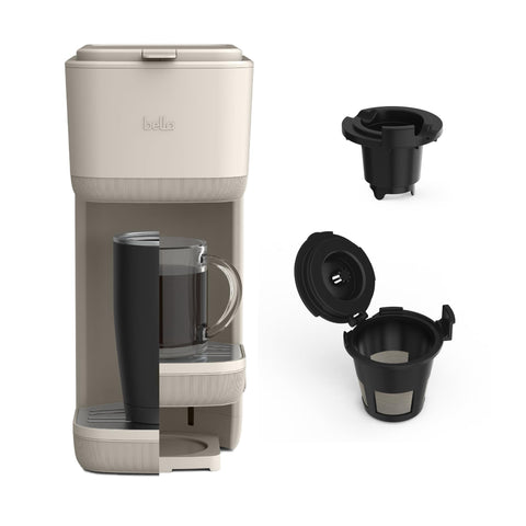BELLA cafetera una porción 6oz-14oz para un café rápido y perfecto