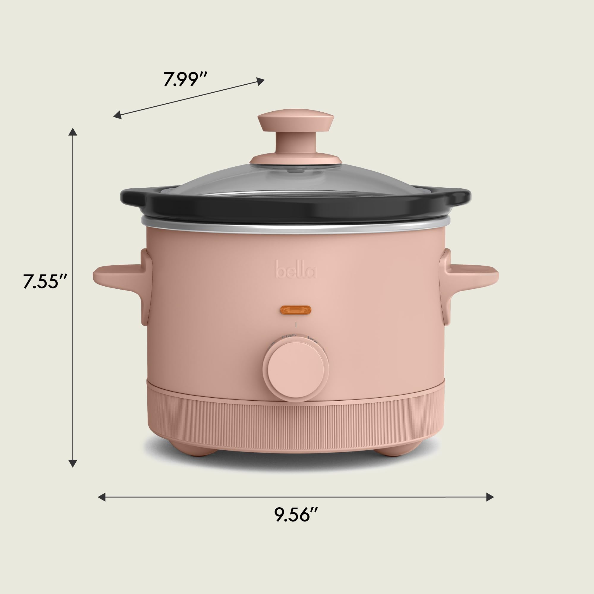 BELLA olla lenta Blossom aporta color y estilo a la cocina.