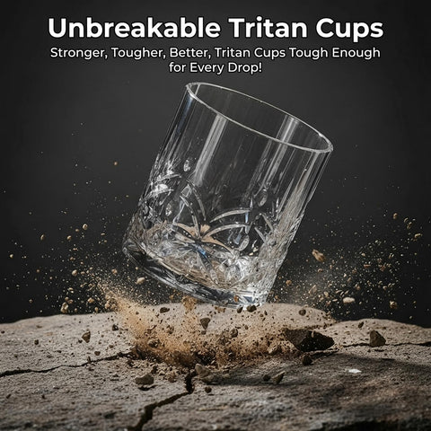 Vaso resistente a roturas Bellaforte, perfecto para fiestas al aire libre.