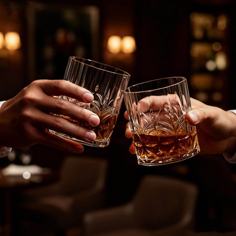 Uso recomendado para cócteles y whisky en diferentes ambientes.