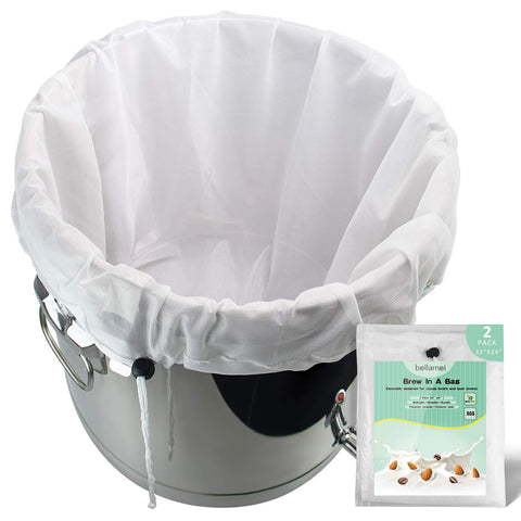 bellamei paquete frontal de tres bolsas brew para ahorro y organización