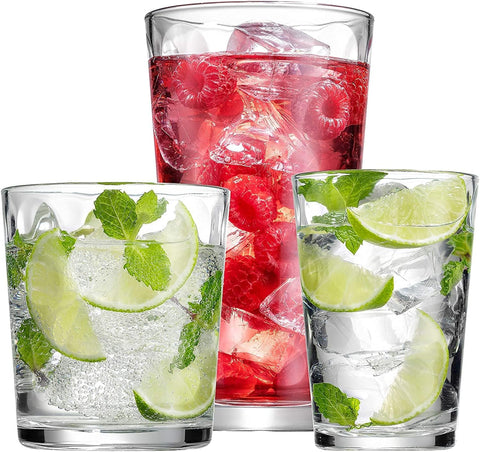 Bella Vino Set Vasos Alto 17oz para cócteles y agua, con estilo.