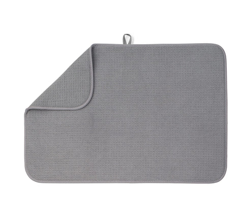 Bellemain alfombrilla secado XXL gris 24x17, gran absorción para platos grandes