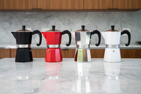 Bellemain moka ergonómico con mango plata para manejo seguro