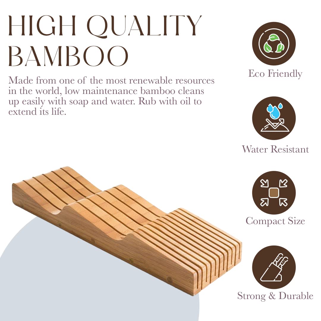 Bellemain cuidado del bambu con aceite prolonga la vida del bloque.