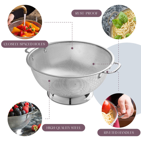 Bellemain colador para frutas y verduras, escurrido rápido