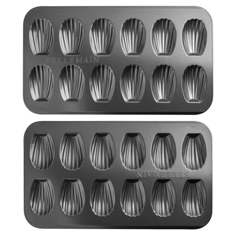 Bellemain molde para madeleines de 12 cavidades para hornear en lote