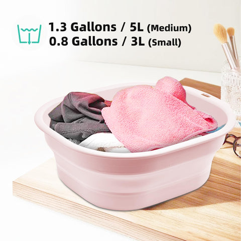 Bellglee cuenco plegable pequeño, práctico para bebé botellas y utensilios.