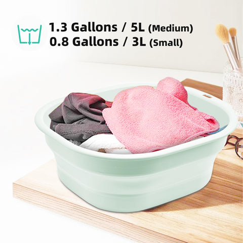 Bellglee lavabo plegable mediano, útil para lavar verduras y frutas.