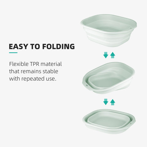 Bellglee lavabo plegable para viajes en vehículo recreativo.