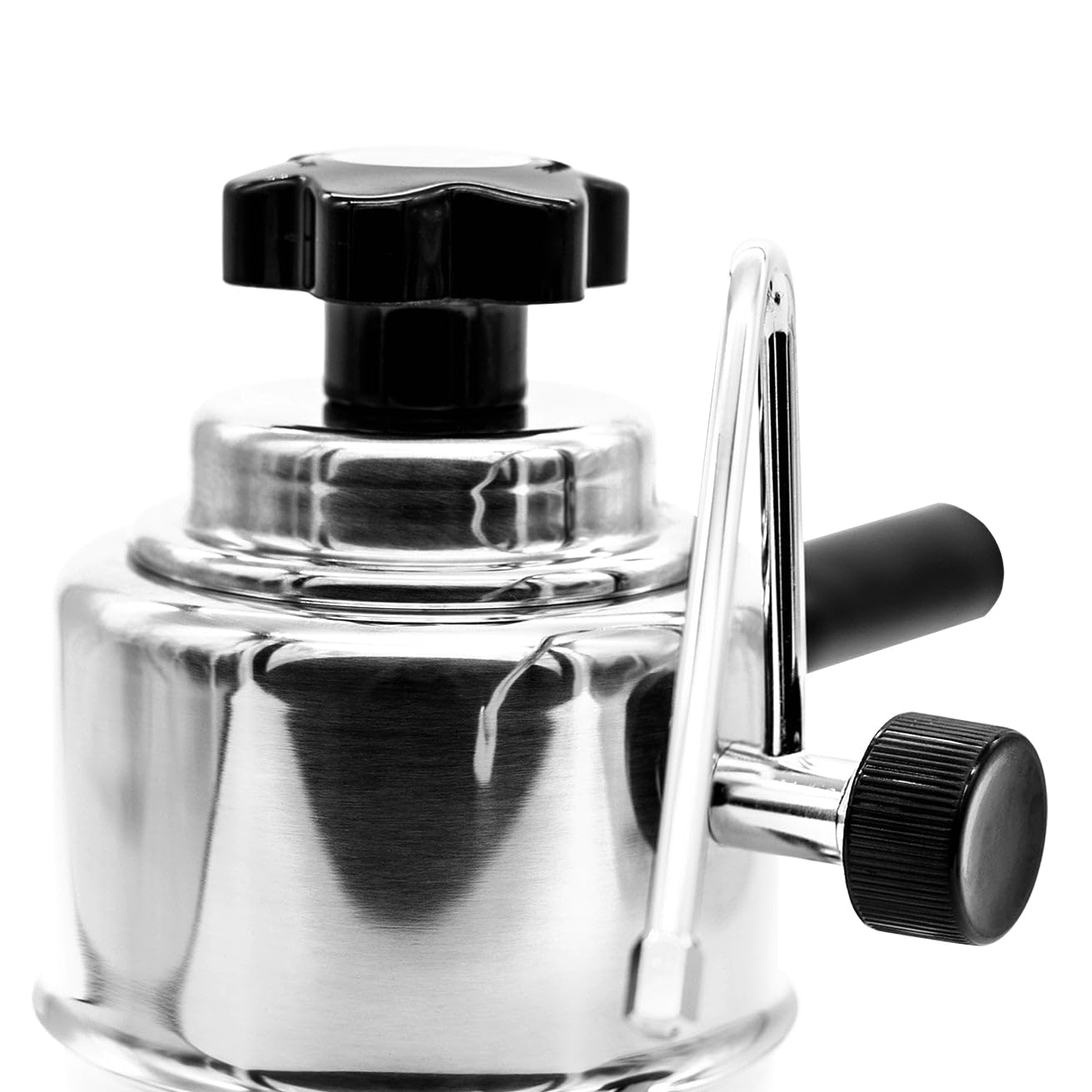 Vapor potente de Bellman, ideal para espumar leche en casa.
