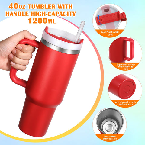 BELYQLY 40oz con asa ergonómica, fácil de llevar en cualquier aventura.