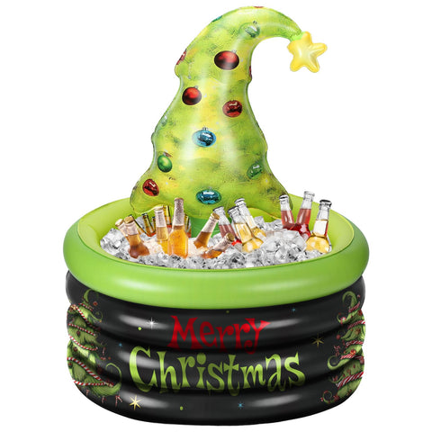 Bencailor arbol navidad inflable verde lima: enfriamiento práctico para fiestas