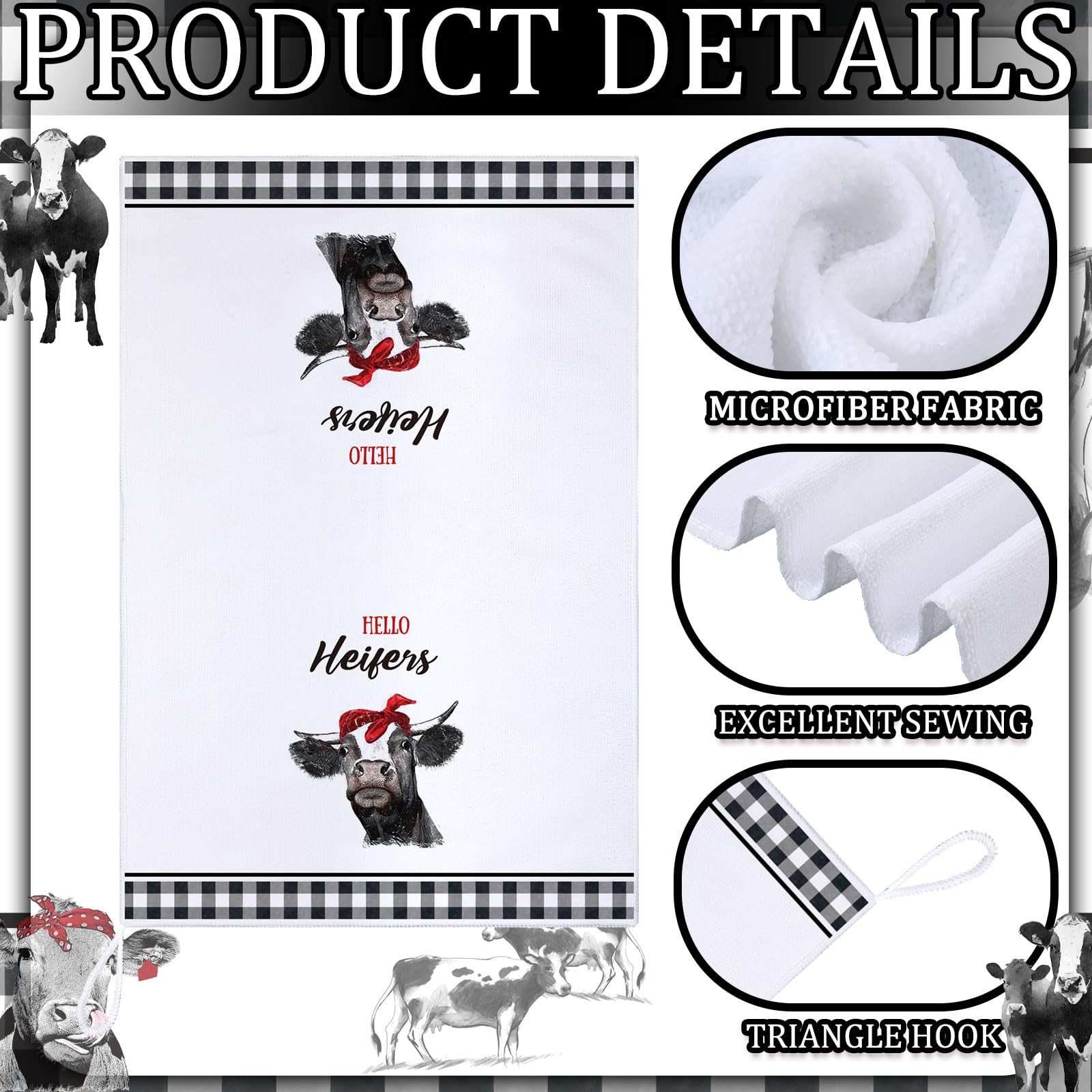 Paños para secar platos Bencailor, reutilizables y duraderos.