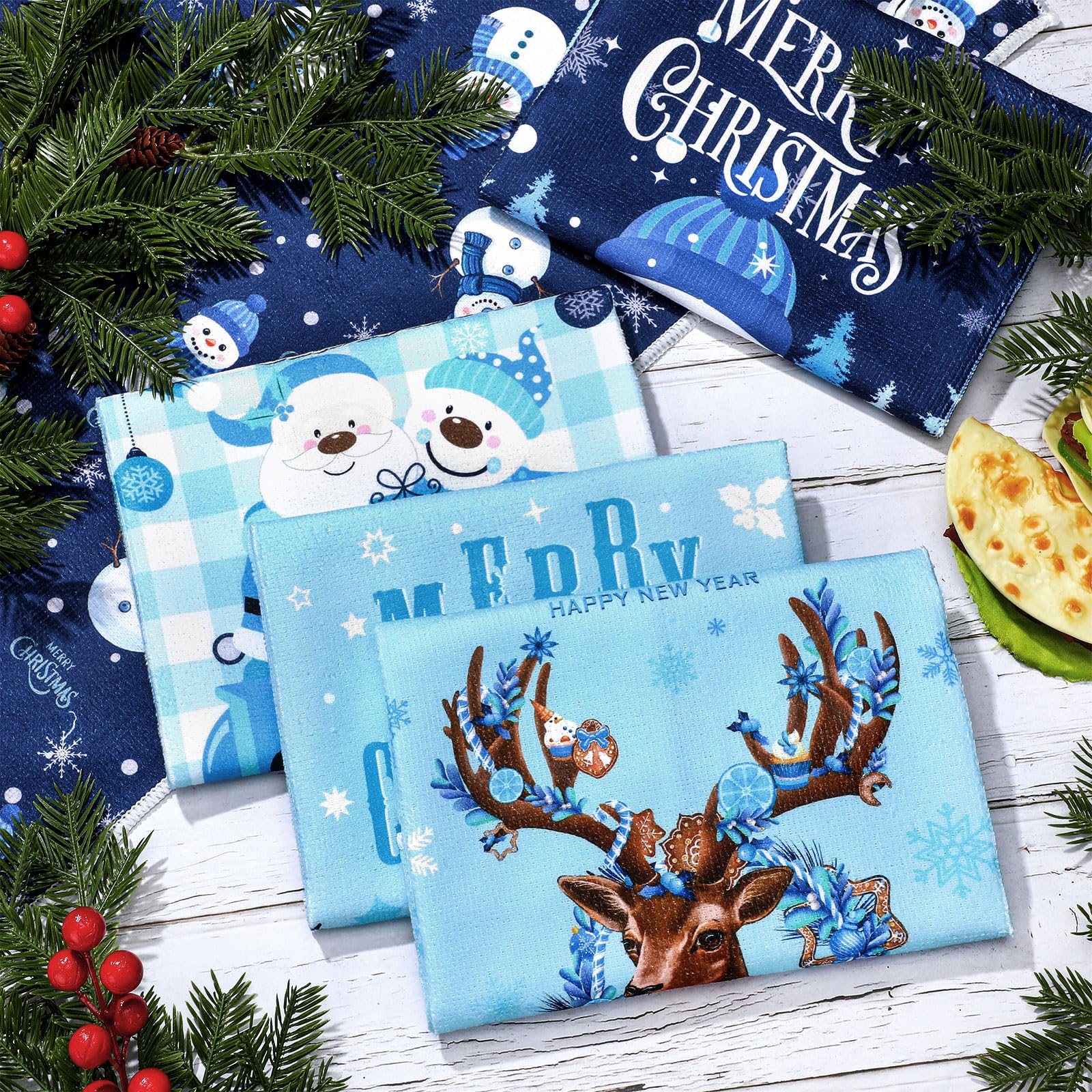Toallas Bencailor cocina regalo festivo para detalles decorativos