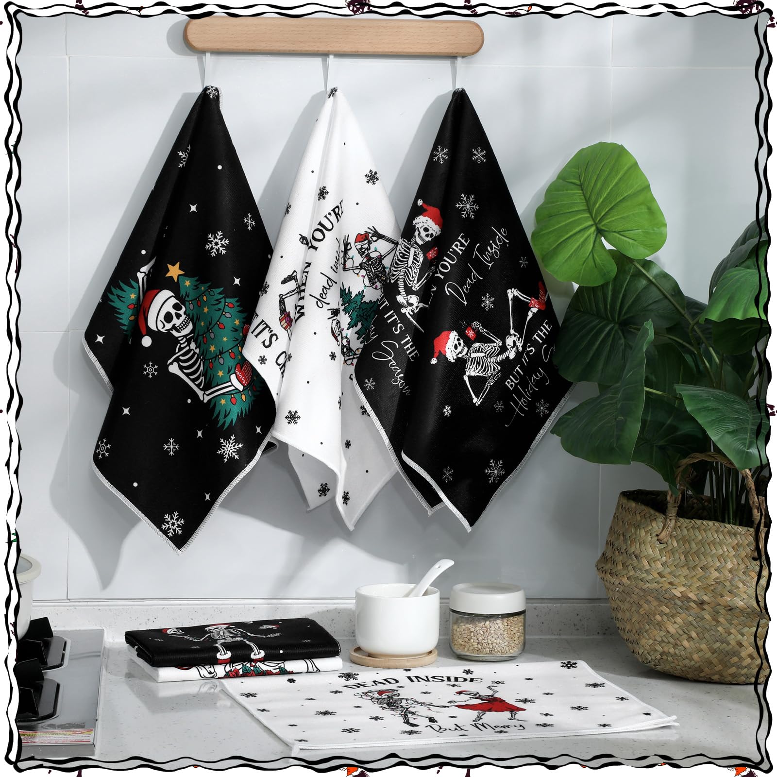Toallas de cocina Bencailor de 40 x 60 cm, absorbentes y ligeras para uso diario.