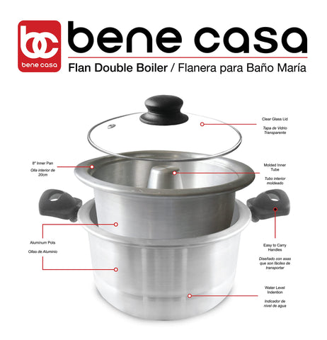 Bene Casa diseño apto lavavajillas, facilita la limpieza tras hornear.