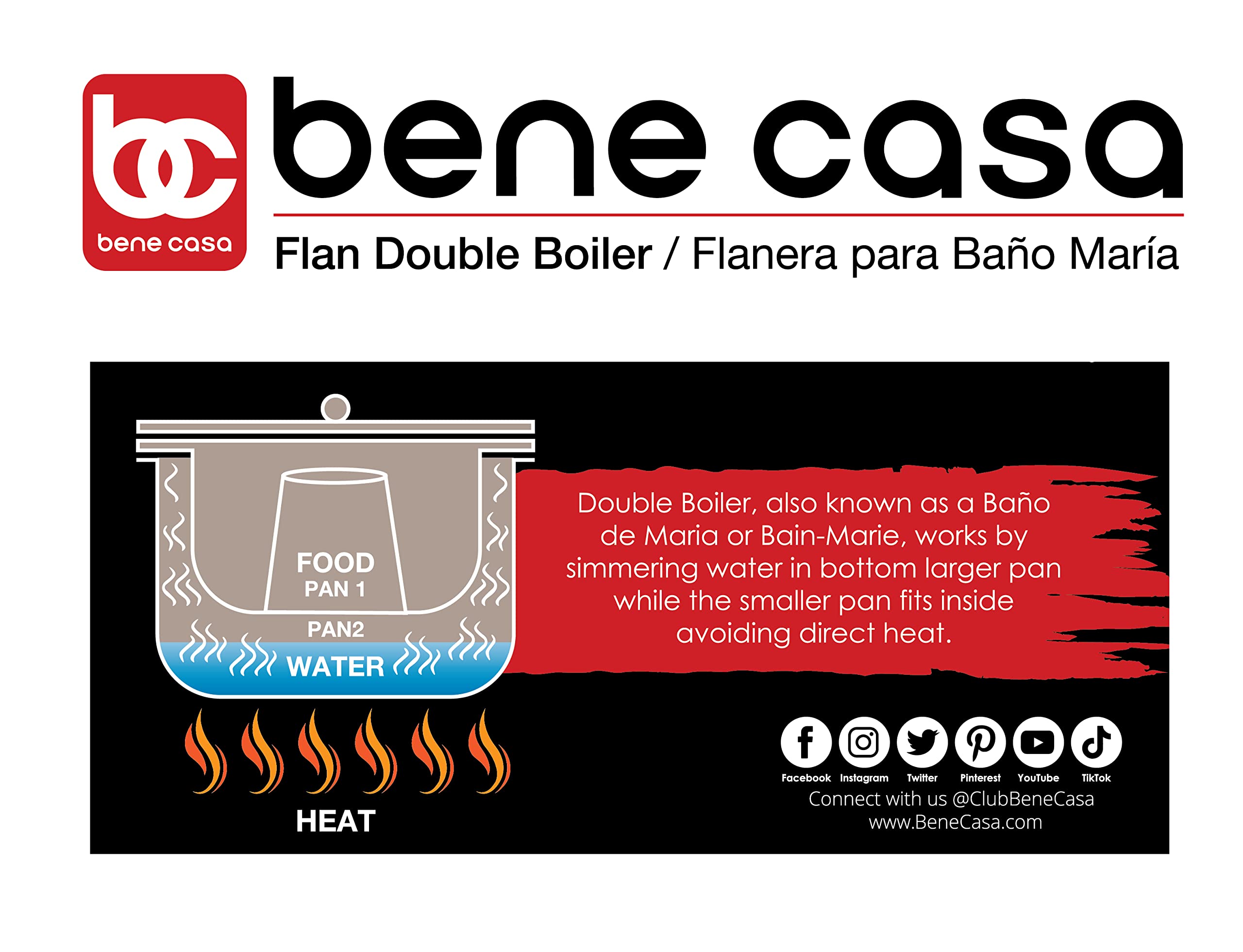 Bene Casa ideal para hornear postres y recetas caseras.