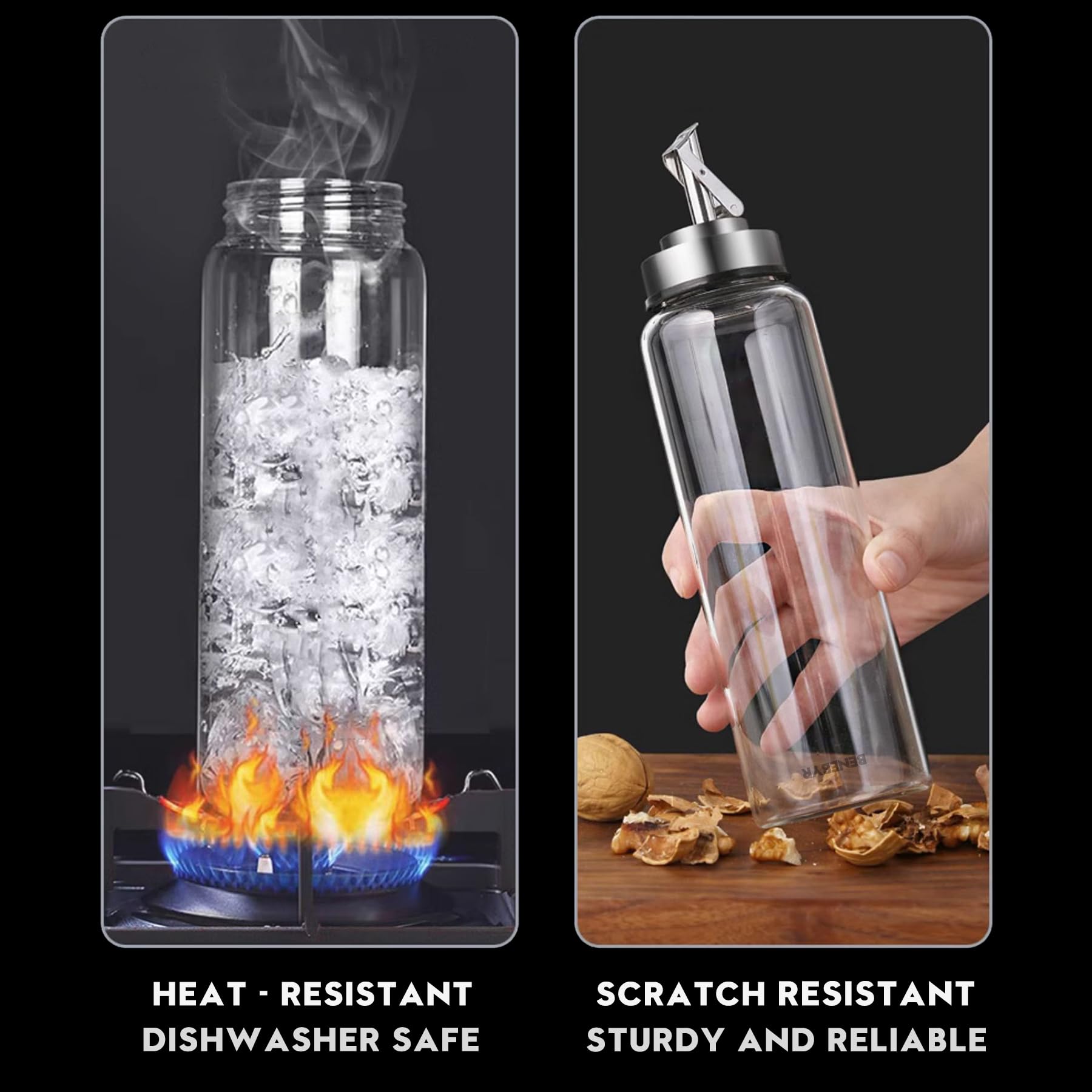 BENEBYR tapa vertedora de acero inoxidable para un vertido limpio