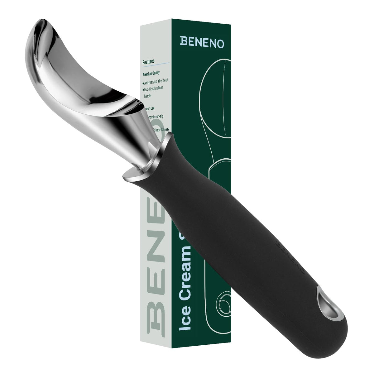 Beneno cuchara-helado-resistente-anti-fractura para uso diario.
