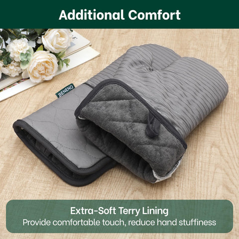 Beneno-forro-terry-absorbente: interior suave que mantiene las manos frescas.