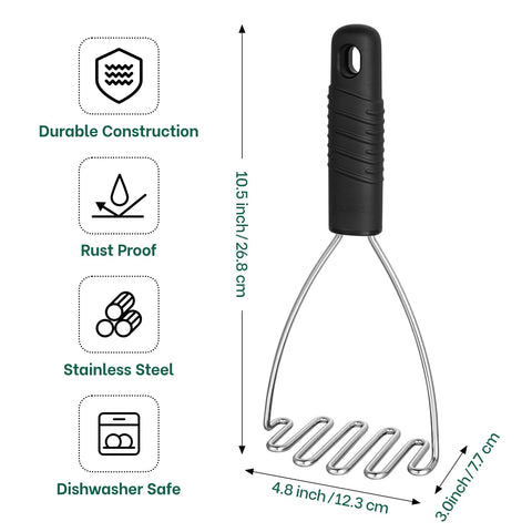 Cabeza de acero inoxidable Beneno de 5-6 pulgadas para triturar con facilidad.