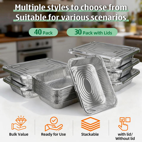 Benestanti pan-aluminio-9x13-para-congelar: apto para congelar y conservar sabores.