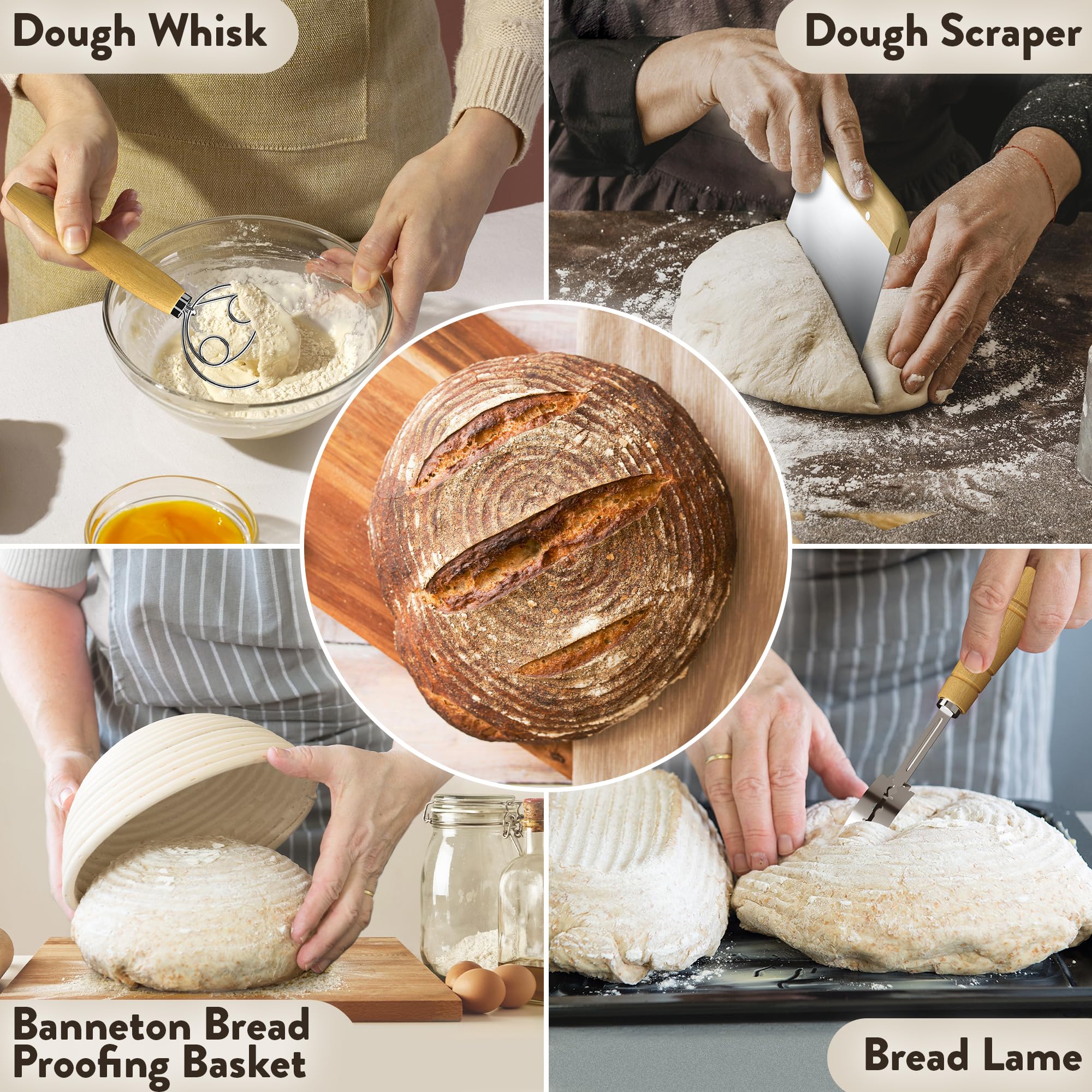 Benicci batidor de masa para mezclar ingredientes húmedos y secos