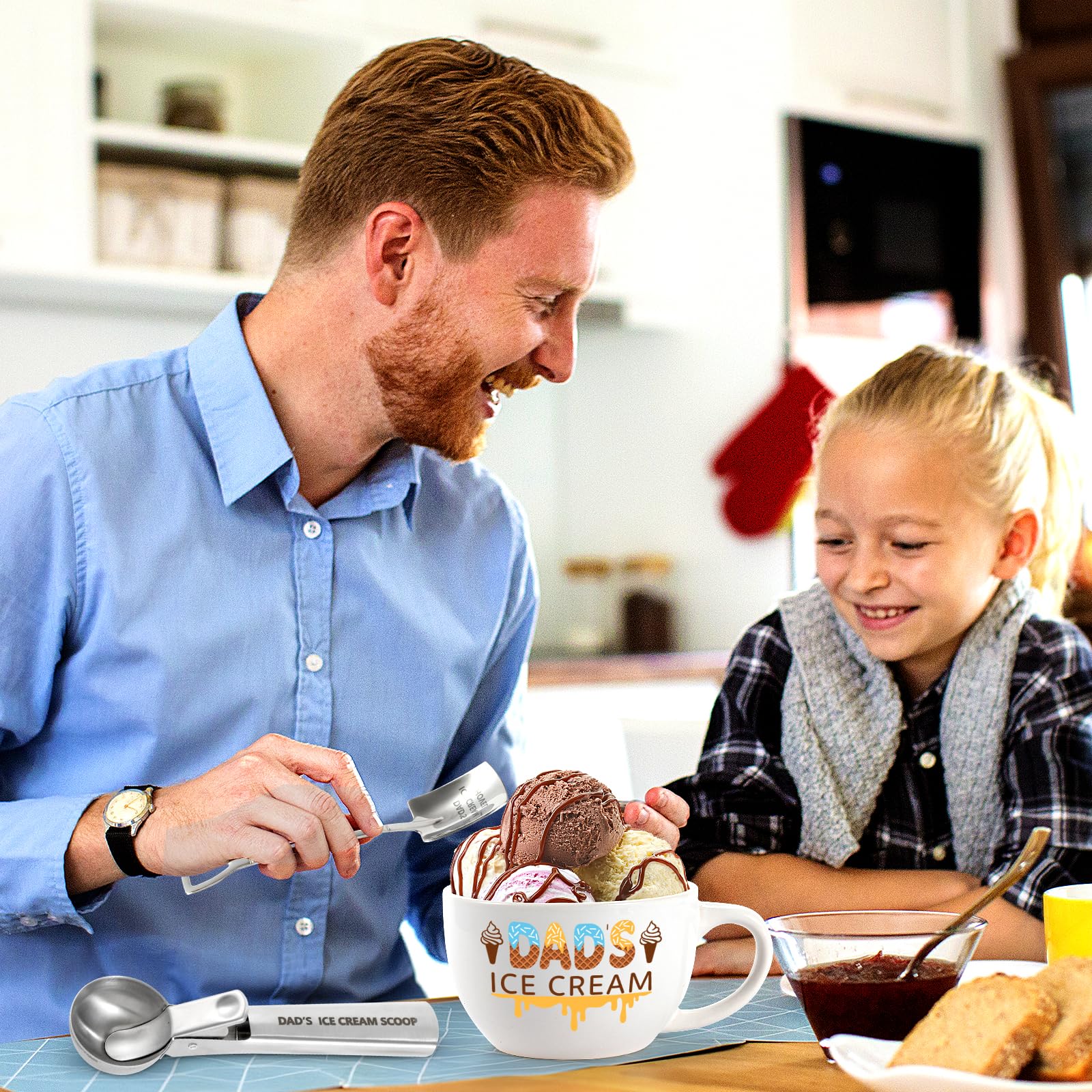 Benjika cuchara-pala para helado, facilita servir incluso helados duros.
